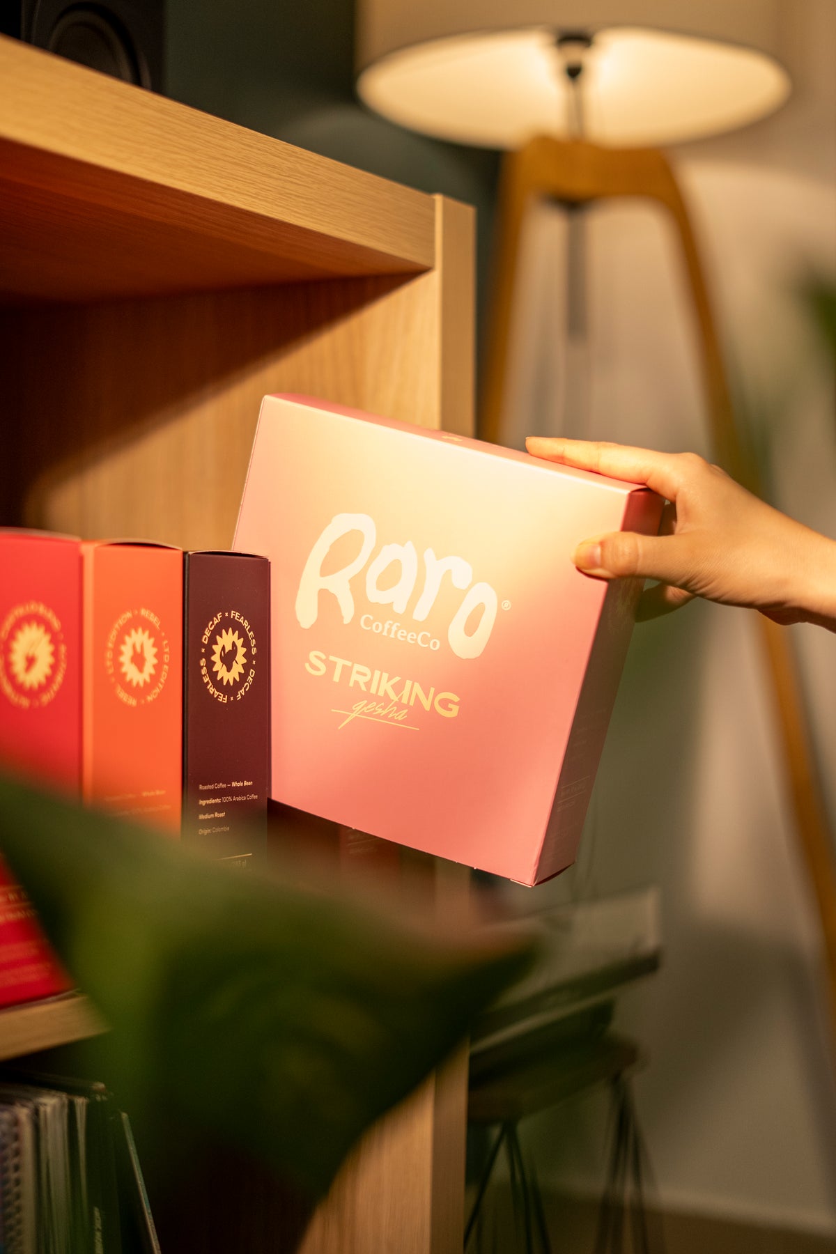 Raro Striking Colombian Gesha coffee — jasmine, honey and caramel tasting notes
