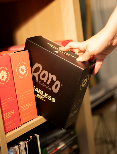 Raro Fearless specialty decaf — spices, lemongrass and chocolate tasting notes