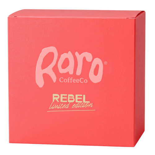 Raro Rebel — nitrogen co-fermented Caturra from Andrés Quiceno at Finca Milán, 10oz box